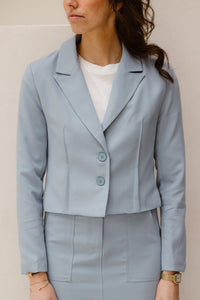 Renske blazer lichtblauw - Bij Keesje - Bij Keesje The Label