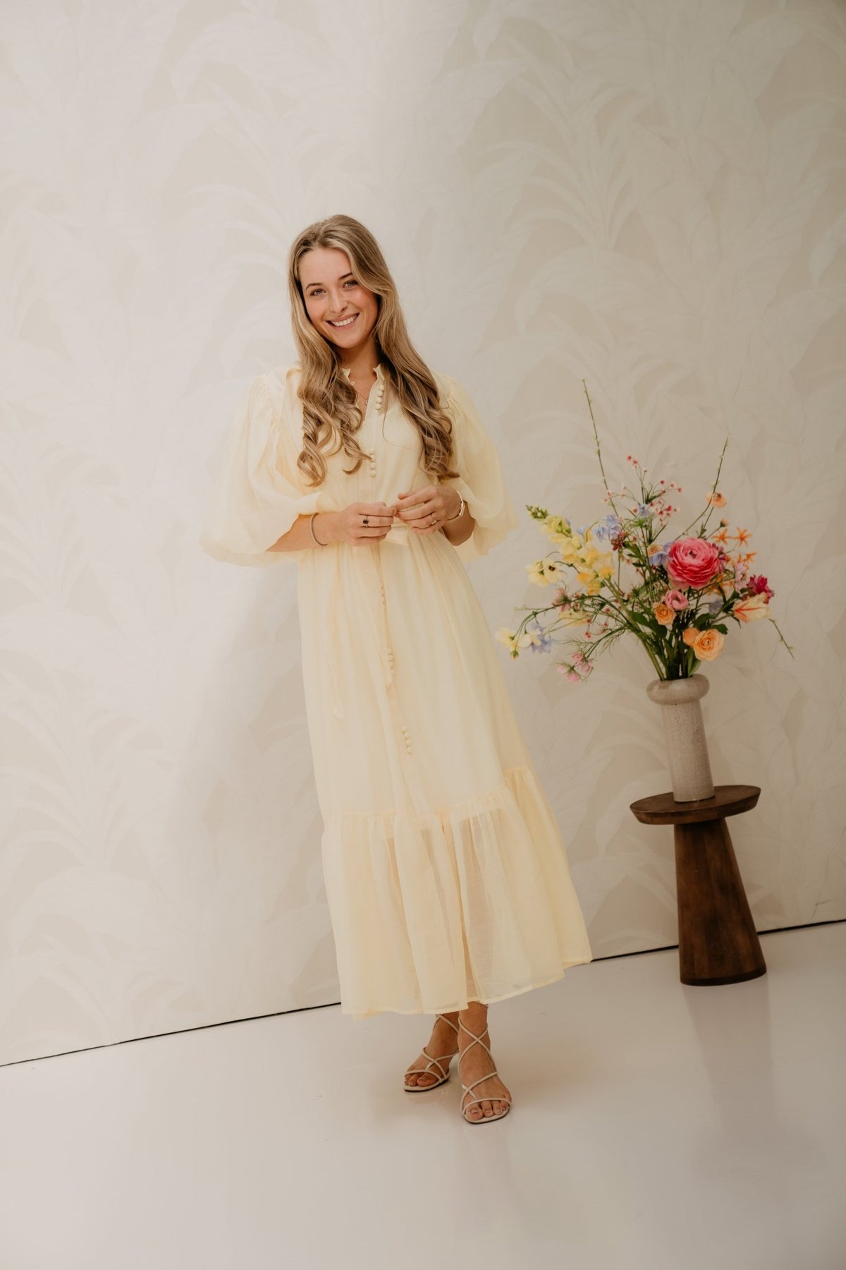 Rhode yellow dress - Bij Keesje - Bij Keesje - Jurk