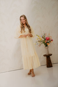 Rhode yellow dress - Bij Keesje - Bij Keesje - Jurk