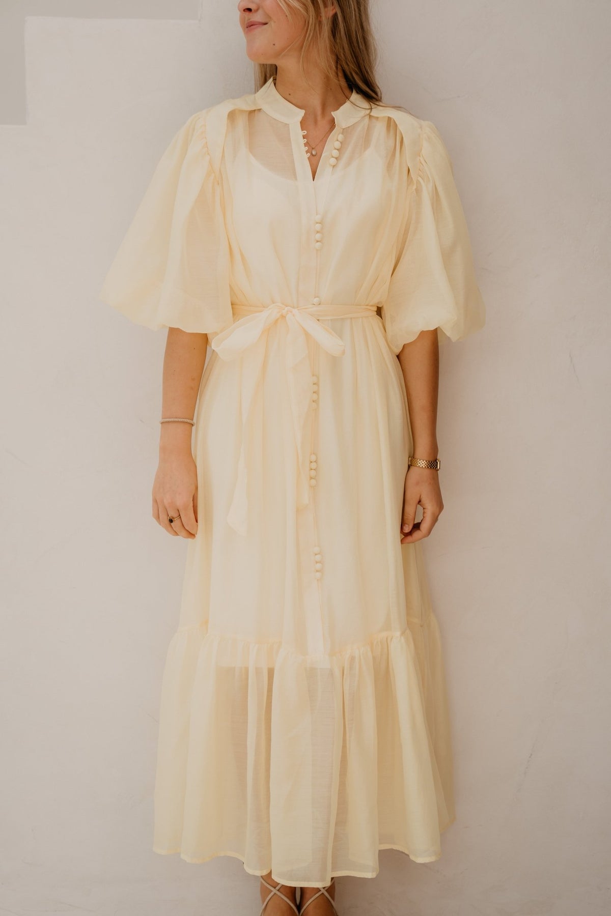 Rhode yellow dress - Bij Keesje - Bij Keesje - Jurk
