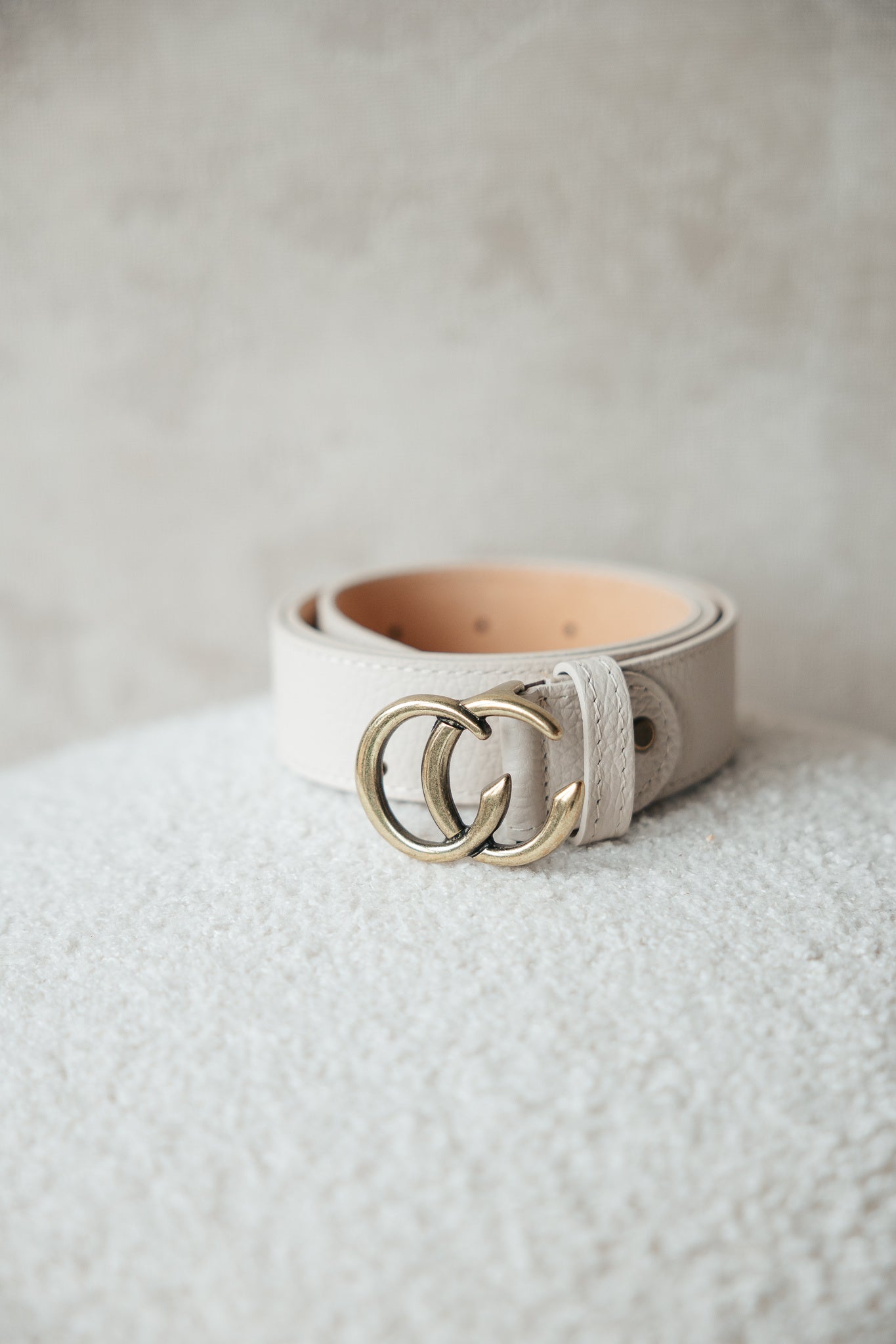 Riem embleem beige - Bij Keesje - Bij Keesje