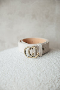 Riem embleem beige - Bij Keesje - Bij Keesje