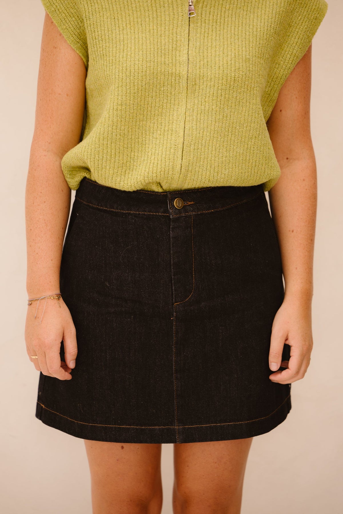 Rifka denim skirt - Bij Keesje - Bij Keesje