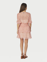 Rikka Ditsy Floral Dress Rose Blush - Bij Keesje - Neo Noir - Jurk