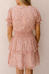 Rikka Ditsy Floral Dress Rose Blush - Bij Keesje - Neo Noir - Jurk