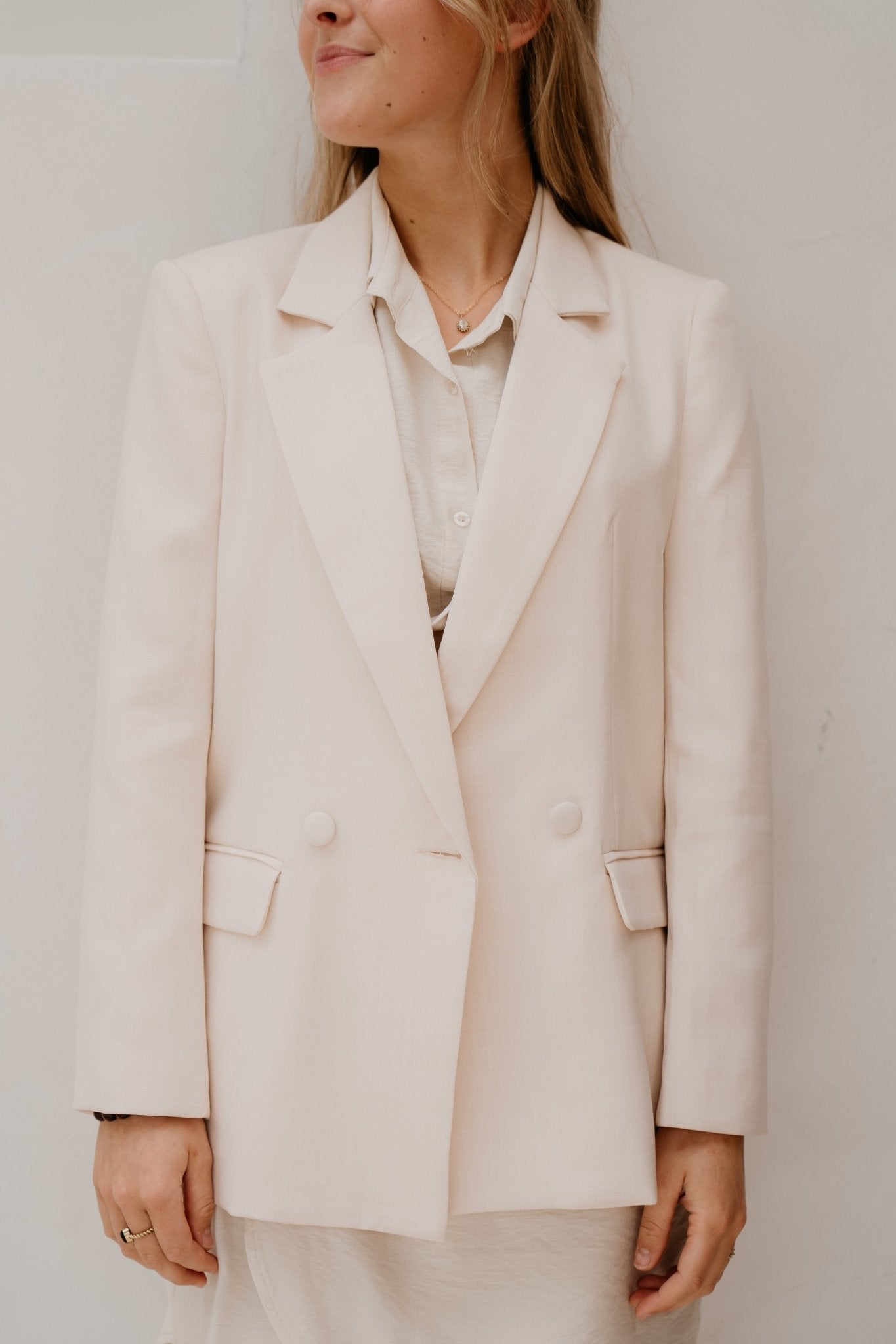 Rinza blazer beige - Bij Keesje - Bij Keesje - Blazer