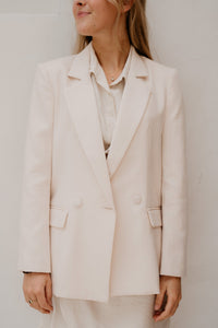 Rinza blazer beige - Bij Keesje - Bij Keesje - Blazer