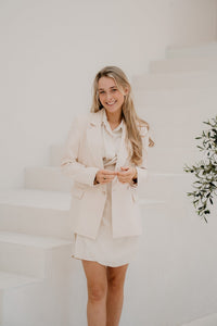 Rinza blazer beige - Bij Keesje - Bij Keesje - Blazer