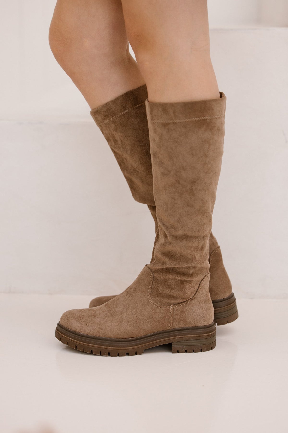 Rio laarzen taupe - Bij Keesje - Shoecolate