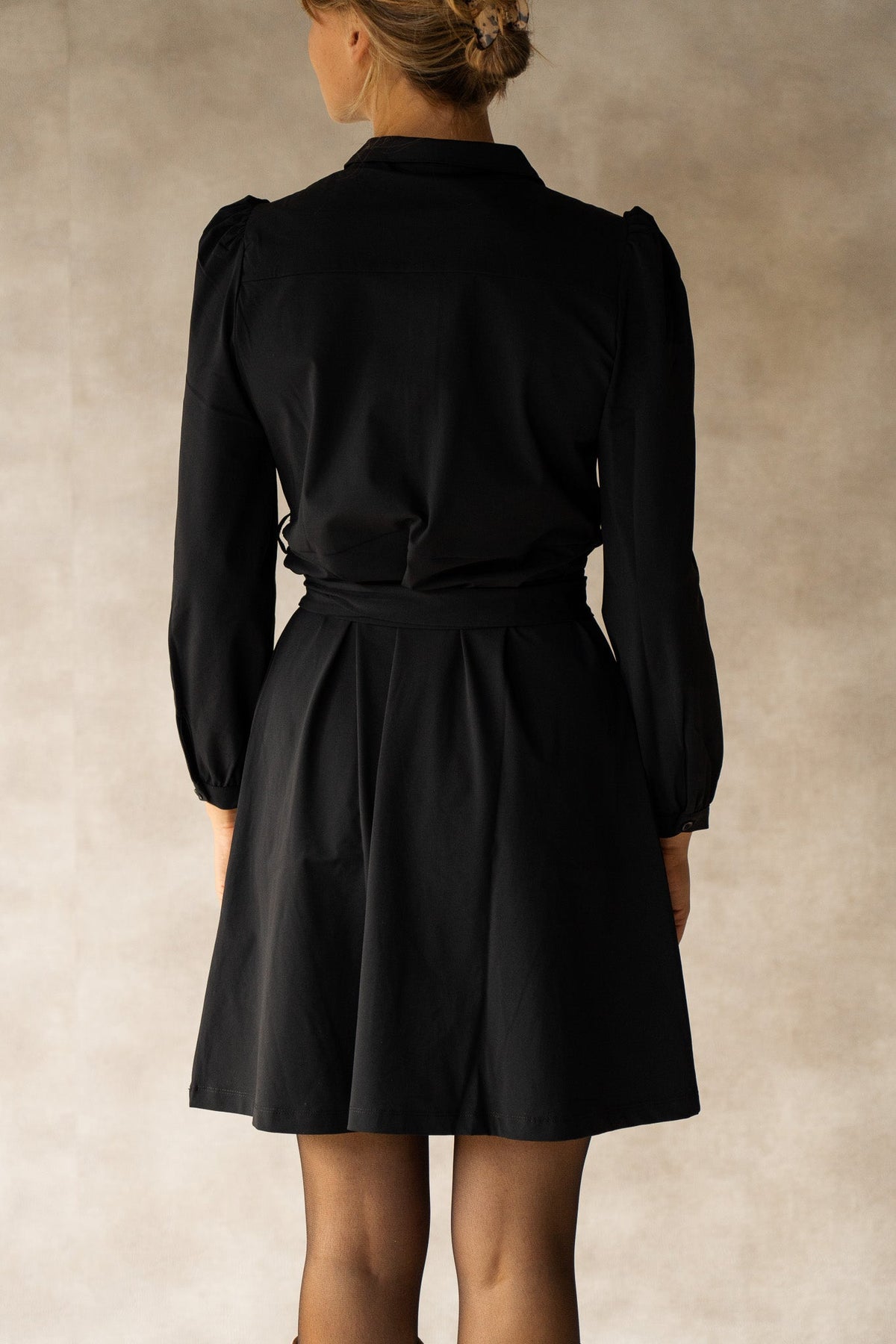 Roelien dress black 24714 SL - Bij Keesje