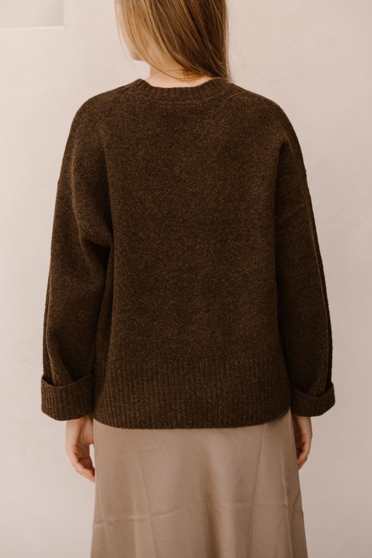 RogerCC O - Neck Knit Mocca - Bij Keesje - Co'couture - Trui