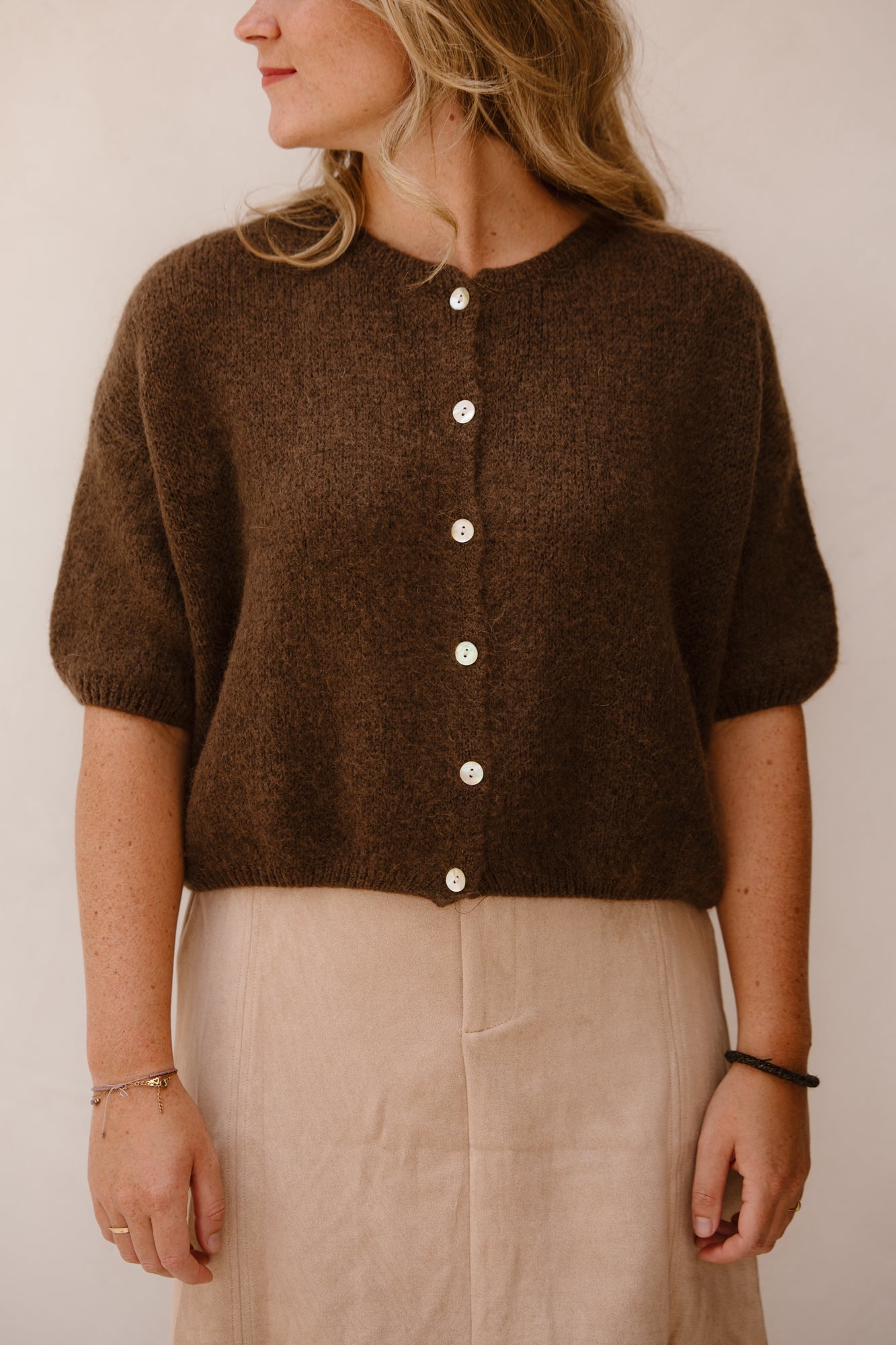 Rohana vestje bruin - Bij Keesje - Bij Keesje