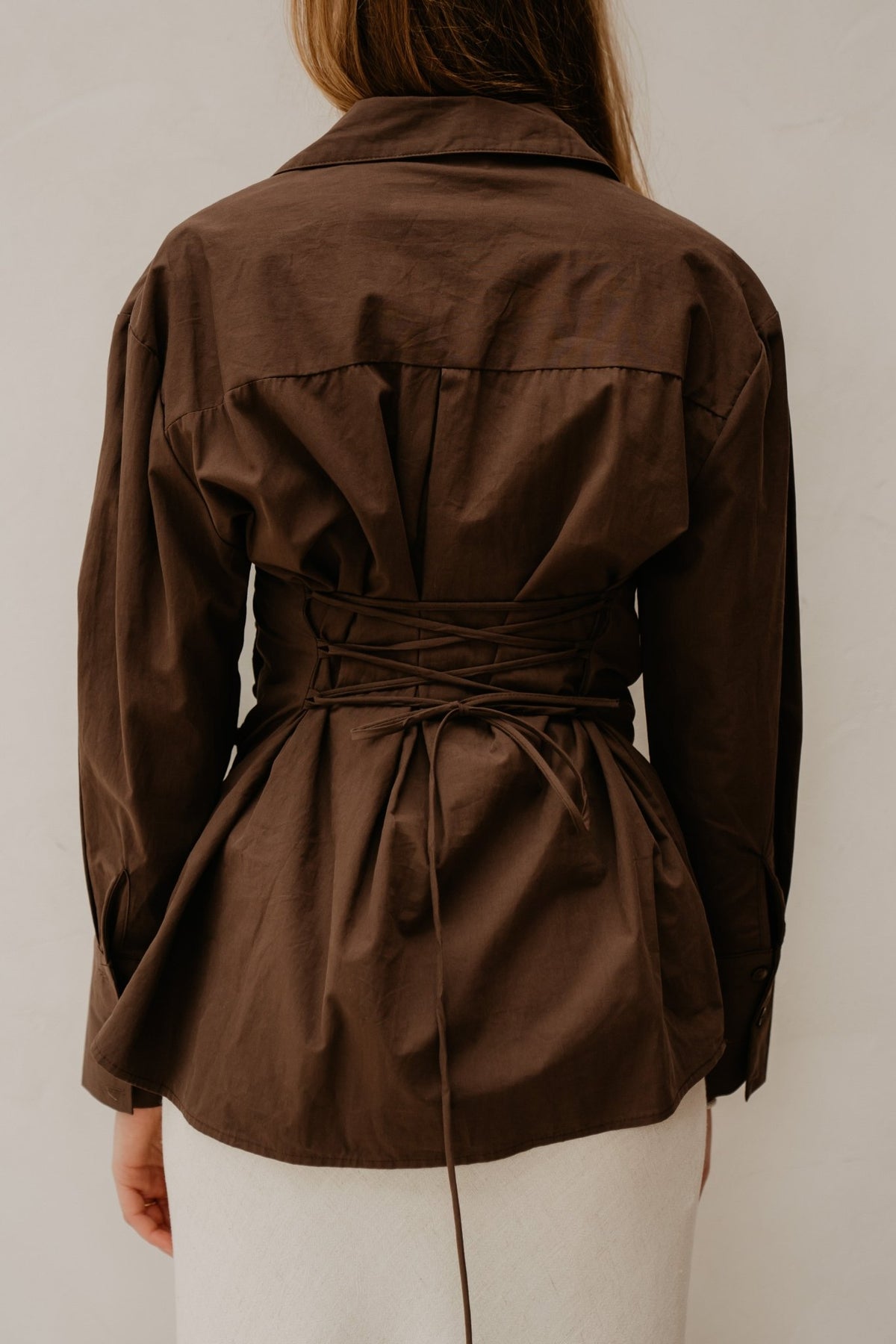 Romee blouse brown - Bij Keesje - Bij Keesje - Blouse