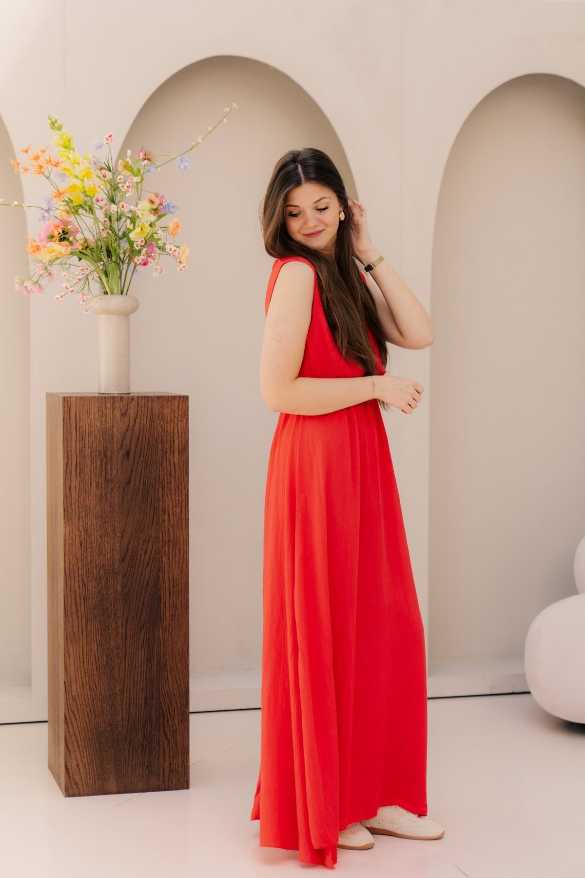 Rood Tweedelig Set - Bij Keesje - Bij Keesje - rokken