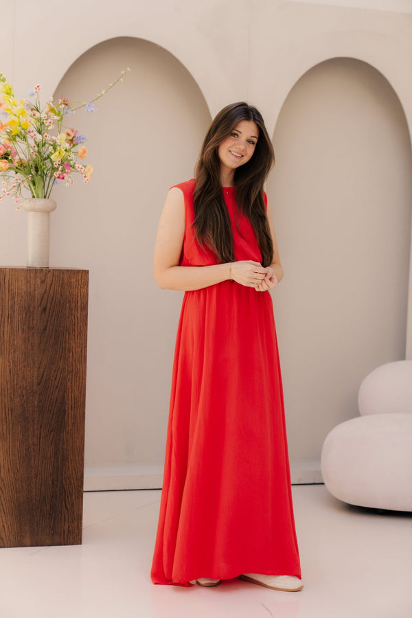 Rood Tweedelig Set - Bij Keesje - Bij Keesje - rokken