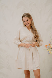 Roos dress beige - Bij Keesje - Bij Keesje - Jurk