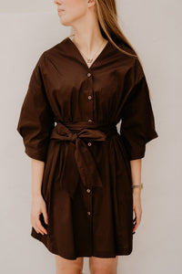 Roos dress brown - Bij Keesje - Bij Keesje - Jurk