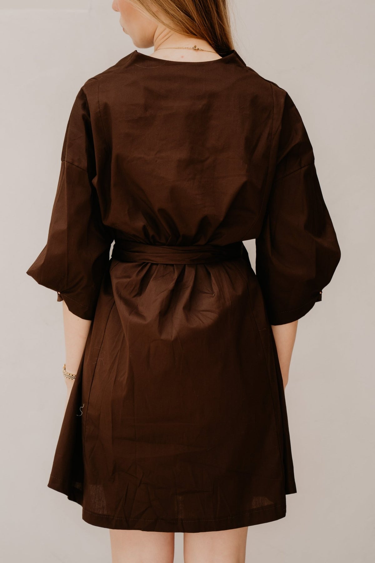 Roos dress brown - Bij Keesje - Bij Keesje - Jurk