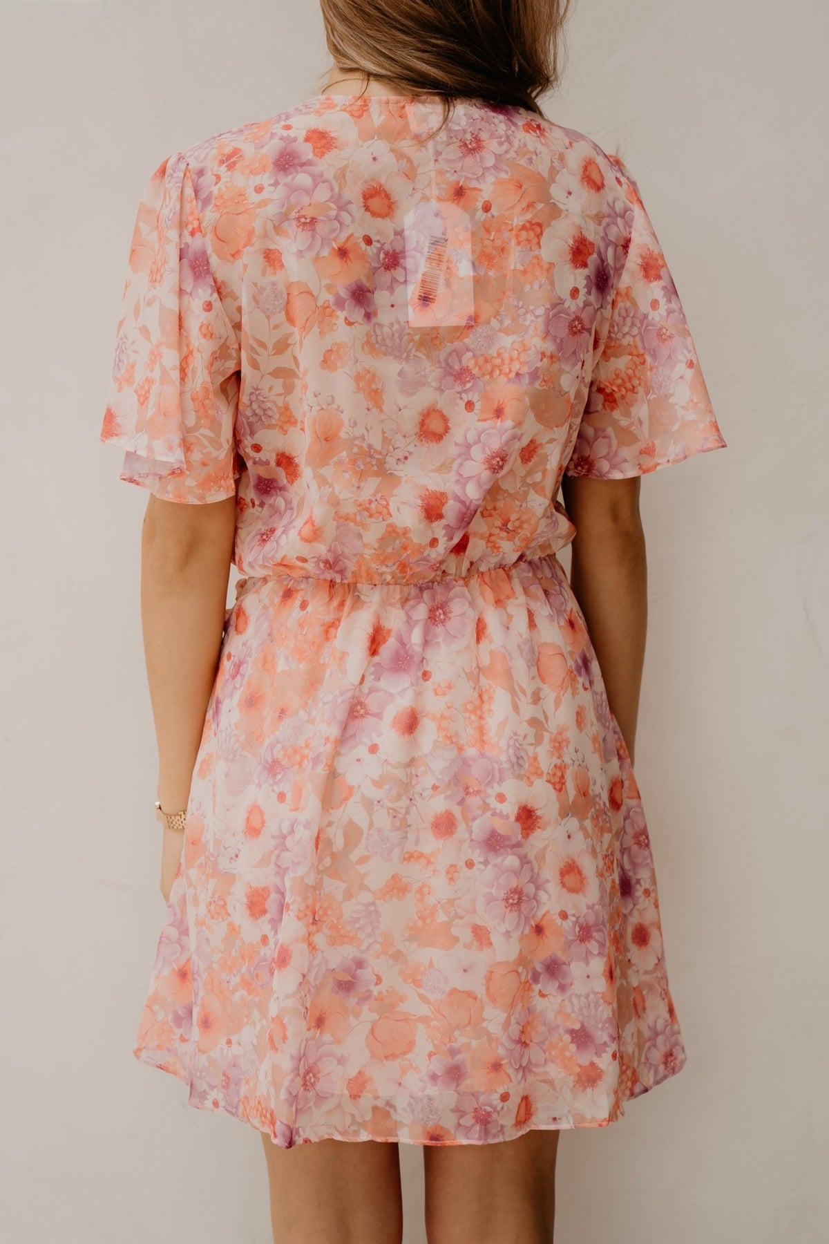 Roosje dress orange purple - Bij Keesje - Bij Keesje - Jurk
