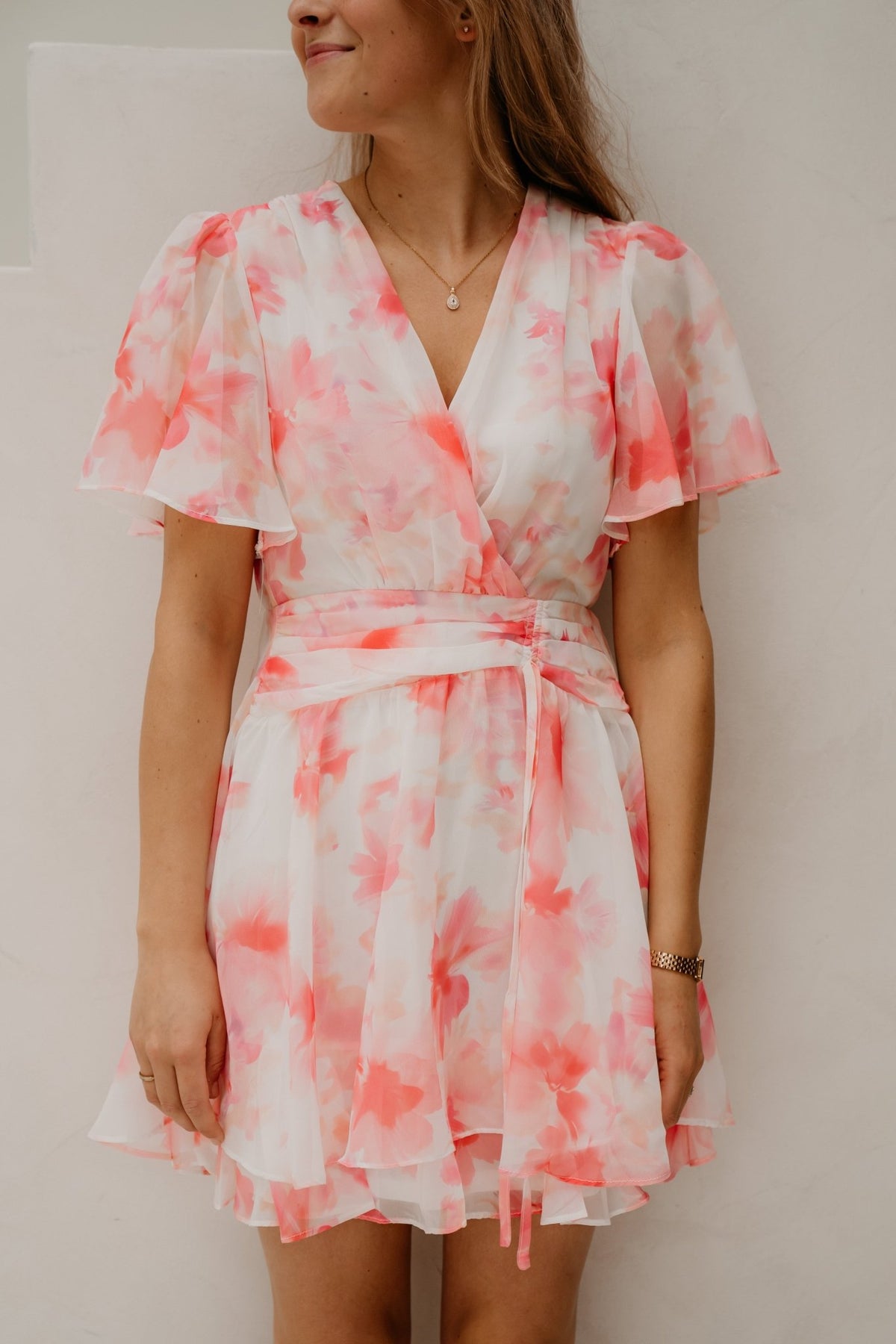 Rooske dress pink - Bij Keesje - Bij Keesje - Jurk