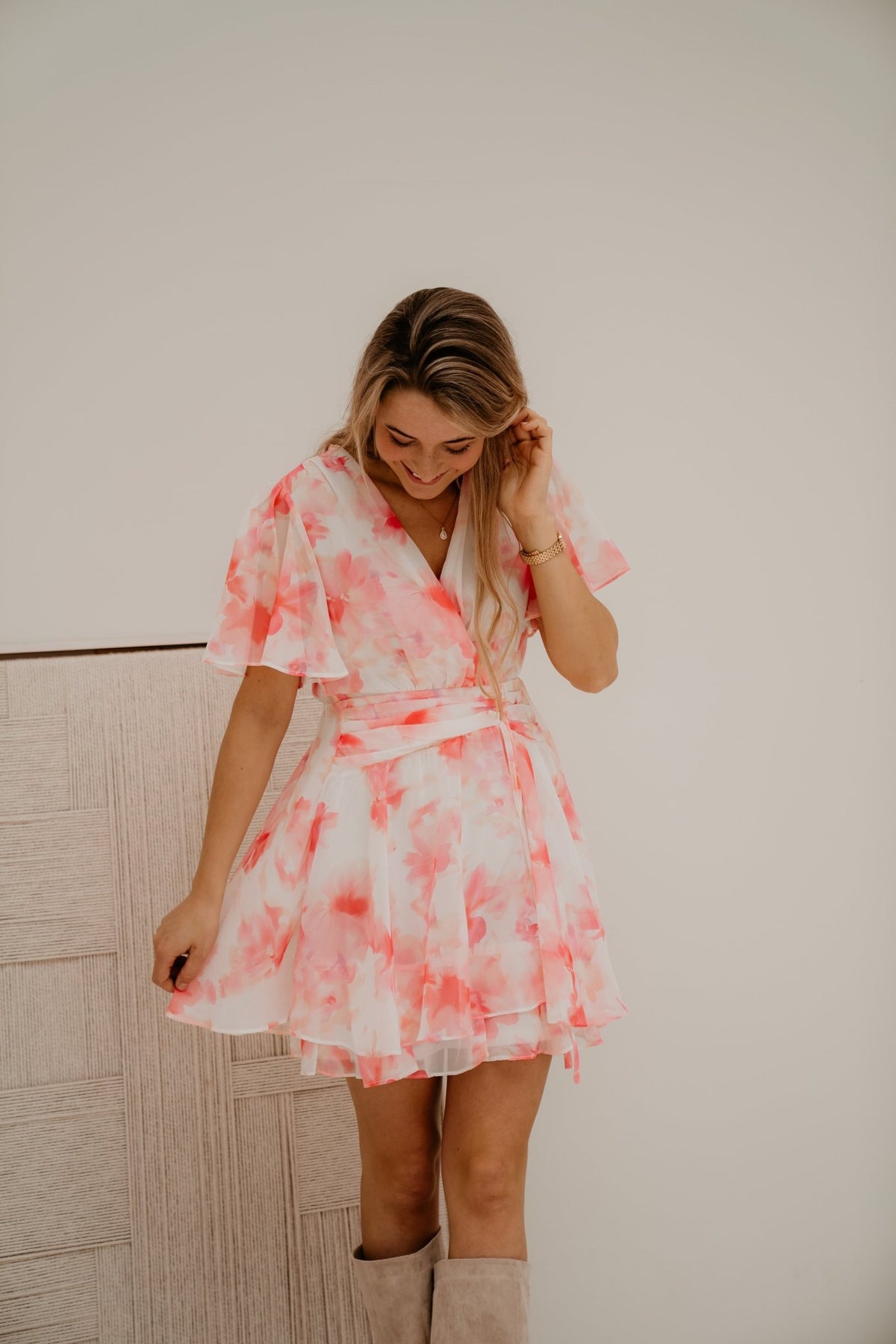 Rooske dress pink - Bij Keesje - Bij Keesje - Jurk