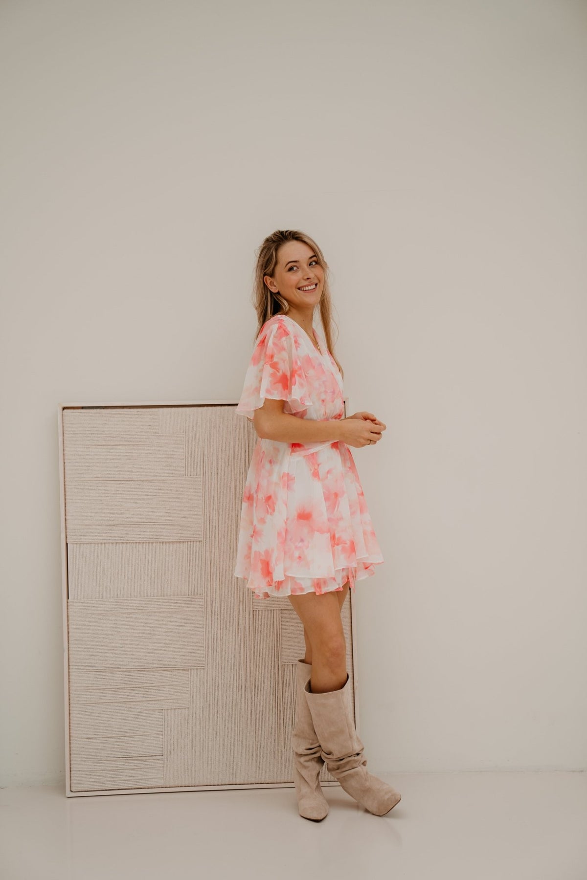 Rooske dress pink - Bij Keesje - Bij Keesje - Jurk