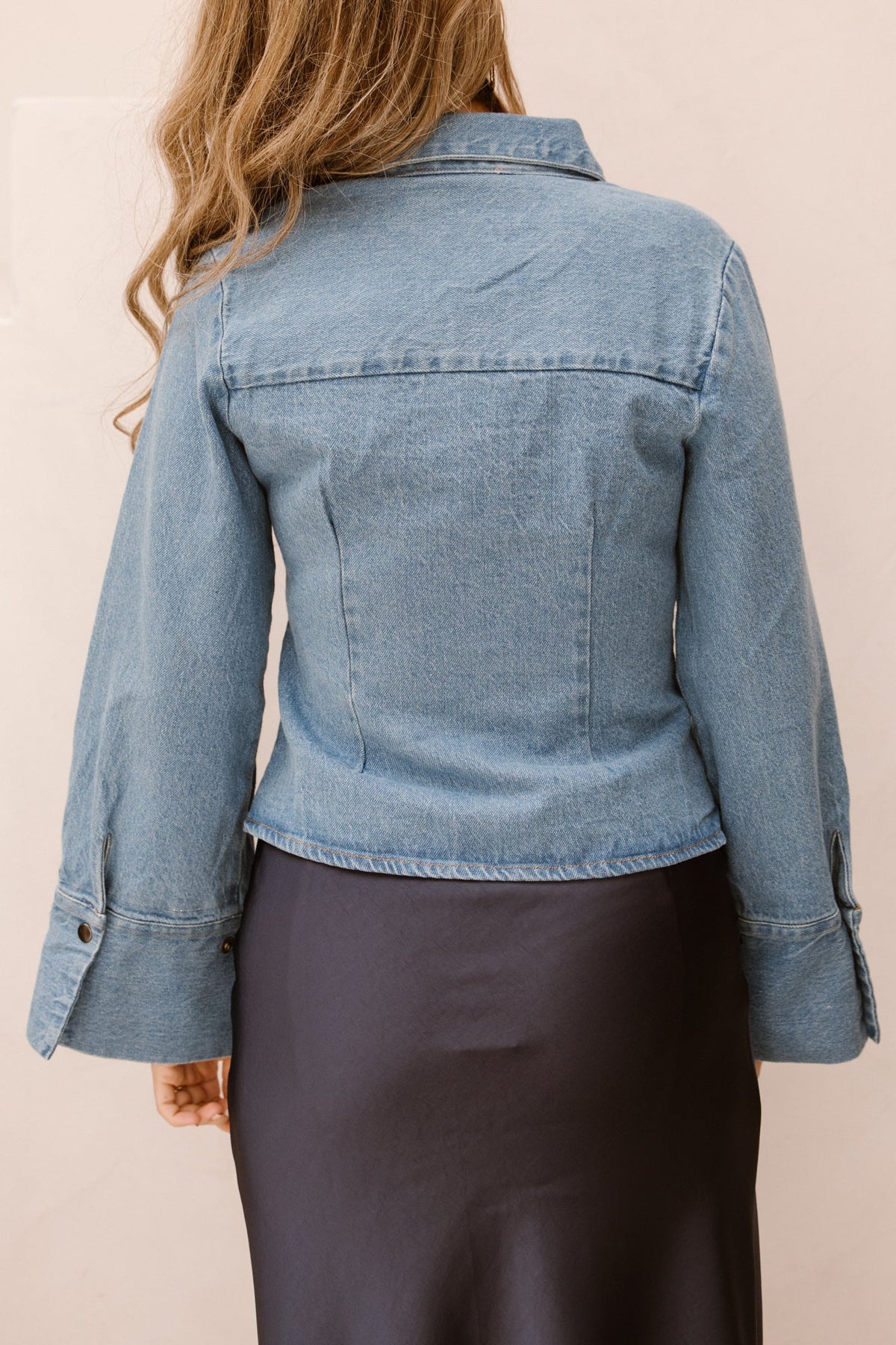 Rosa D shirt vintage blue - Bij Keesje - Neo Noir