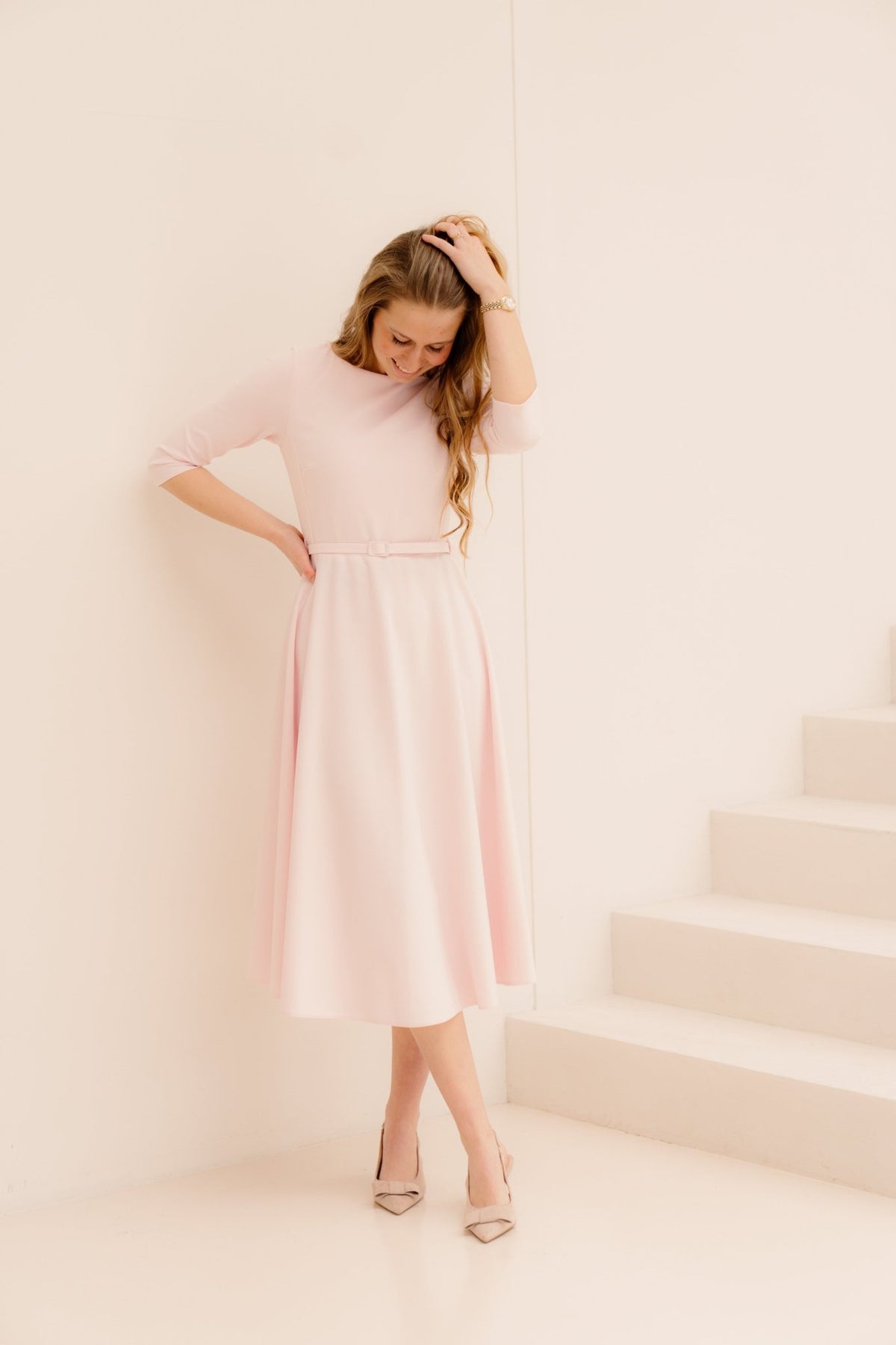 Rosa Pastello Dress Pink - Bij Keesje - Rinascimento - Jurk