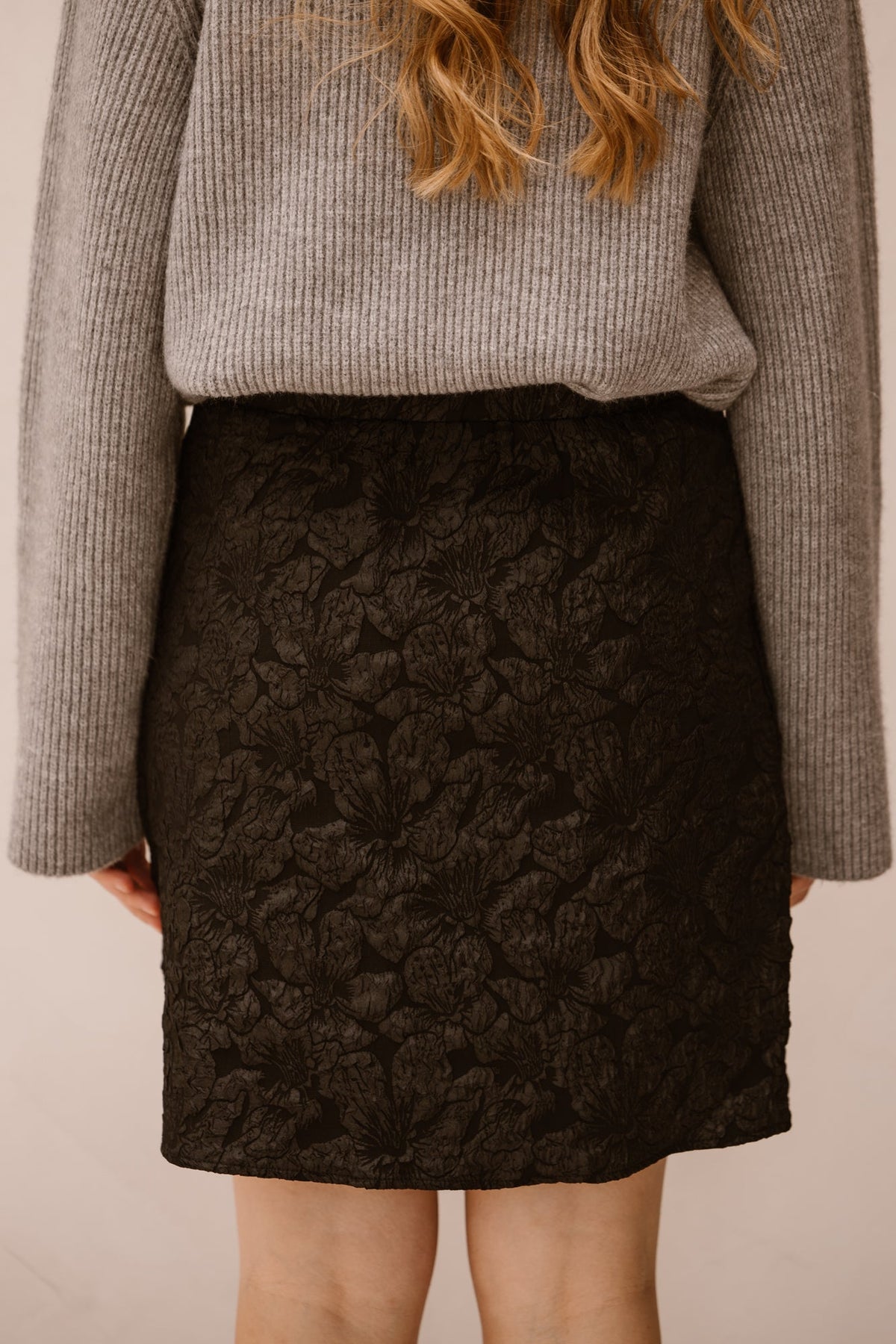 Rosalie jacquard skirt black - Bij Keesje - Bij Keesje The Label