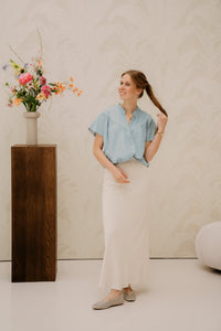 Rosan blouse ice blue - Bij Keesje - Elvira - Blouse