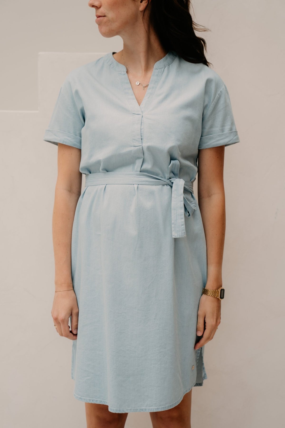Rosan dress ice blue - Bij Keesje - Elvira - Jurk