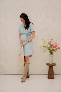 Rosan dress ice blue - Bij Keesje - Elvira - Jurk