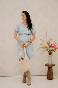 Rosan dress ice blue - Bij Keesje - Elvira - Jurk
