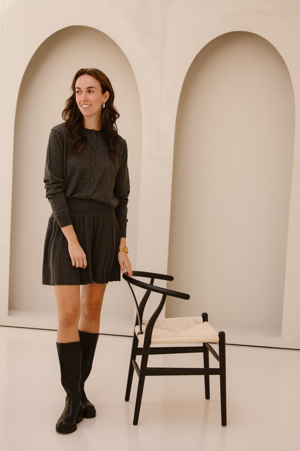 Rosan vest grey - Bij Keesje - Bij Keesje