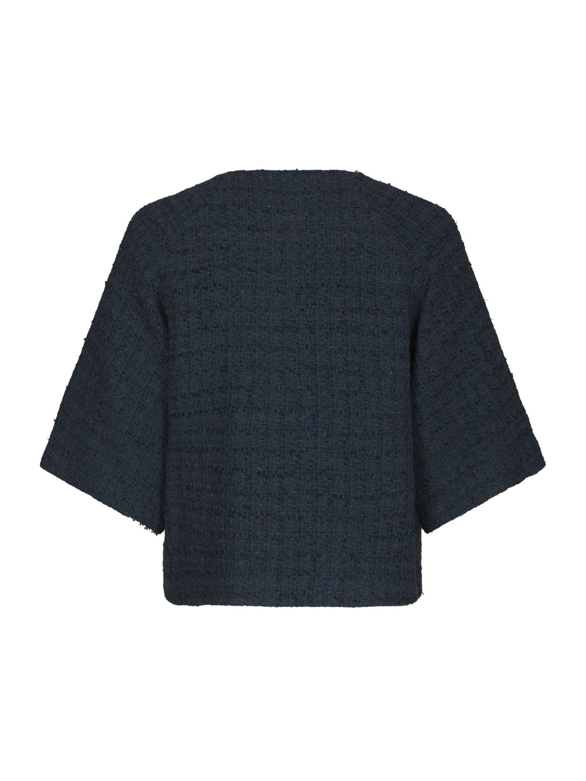 Rosella Boucle Mini Jacket Navy - Bij Keesje - Neo Noir - Blouse