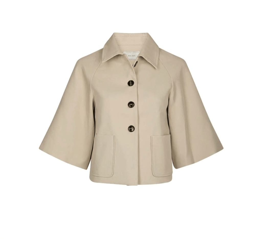 Rosemma trench mini jacket - Bij Keesje - Neo Noir - Jas