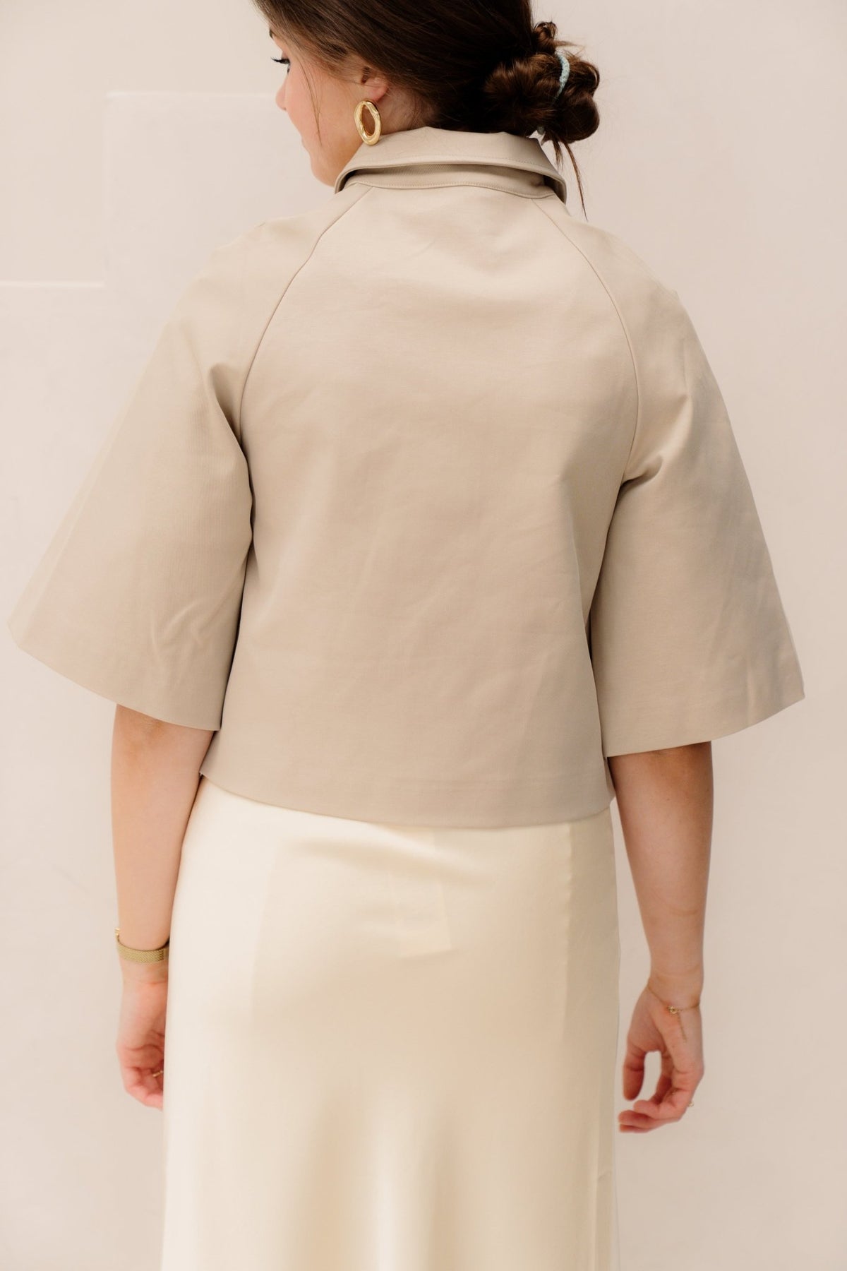 Rosemma trench mini jacket - Bij Keesje - Neo Noir - Jas