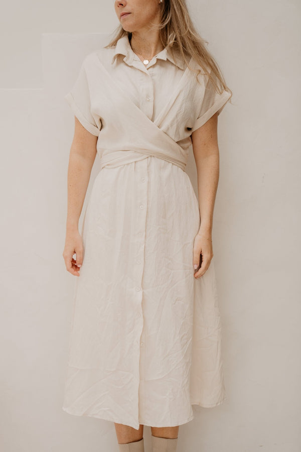 Rosy dress beige - Bij Keesje - Bij Keesje - Jurk