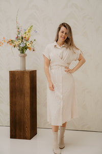 Rosy dress beige - Bij Keesje - Bij Keesje - Jurk