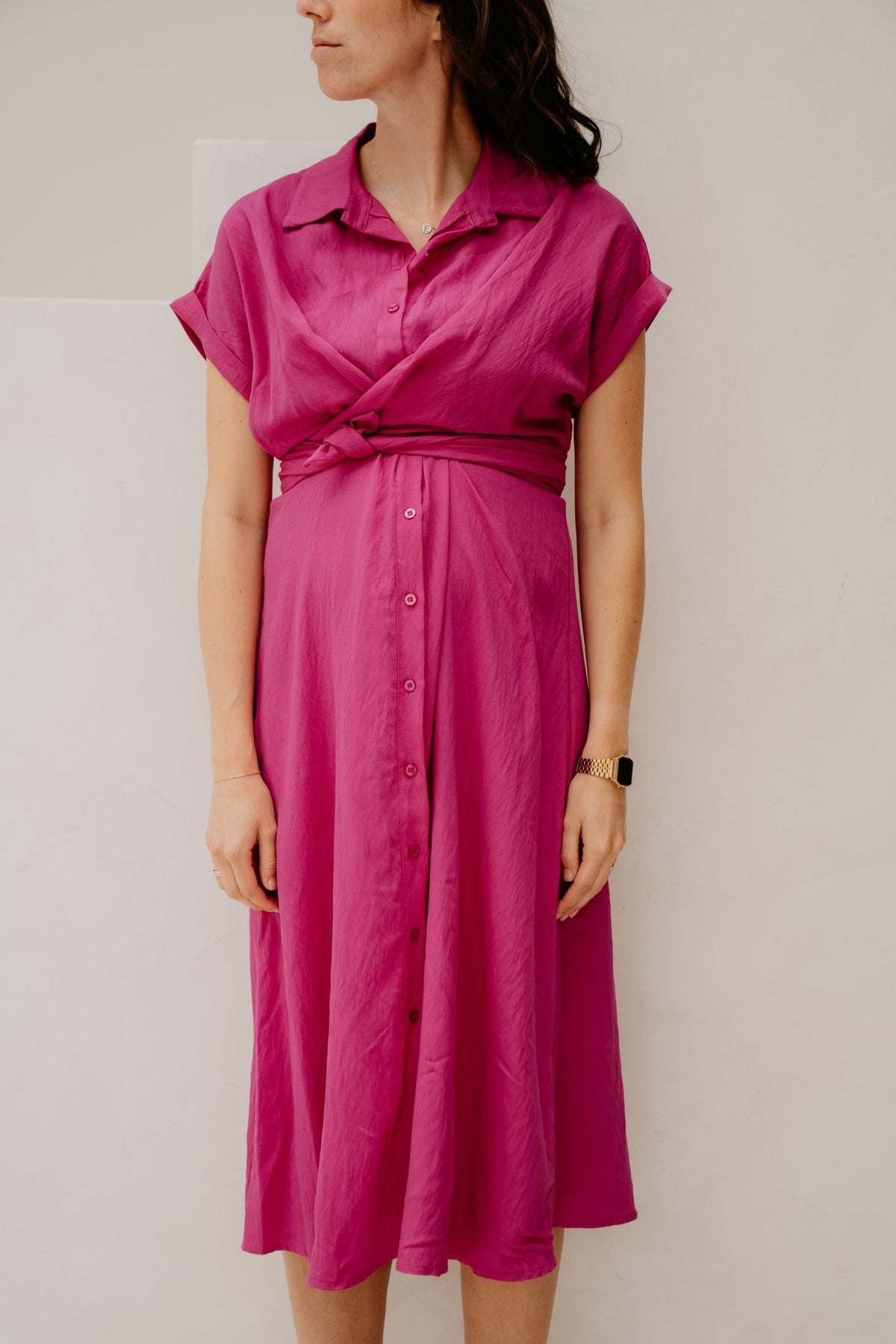 Rosy dress magenta - Bij Keesje - Bij Keesje - Jurk