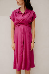 Rosy dress magenta - Bij Keesje - Bij Keesje - Jurk