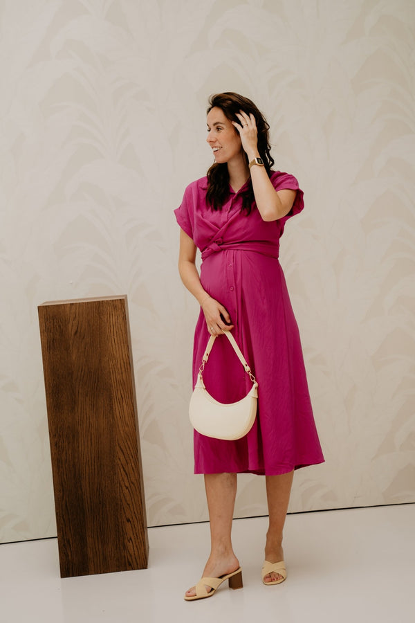 Rosy dress magenta - Bij Keesje - Bij Keesje - Jurk