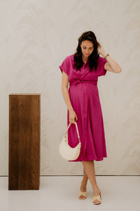 Rosy dress magenta - Bij Keesje - Bij Keesje - Jurk
