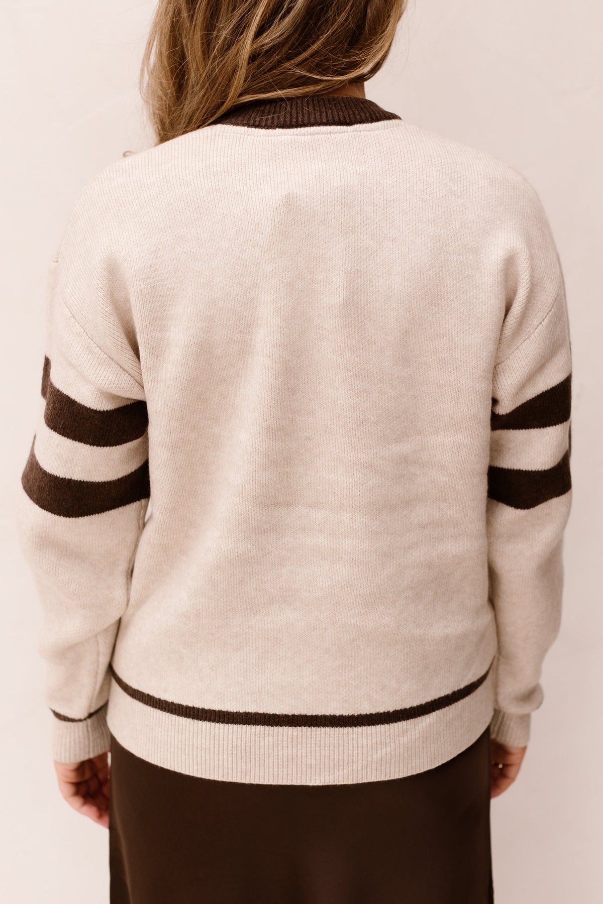 RowCC Coco Logo Knit Creme - Bij Keesje - Co'couture - Trui