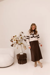 RowCC Coco Logo Knit Creme - Bij Keesje - Co'couture - Trui