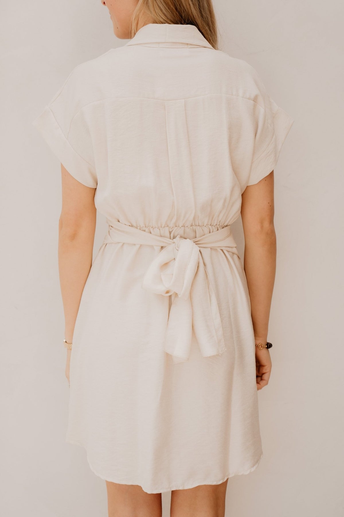 Roxy dress beige - Bij Keesje - Bij Keesje - Jurk