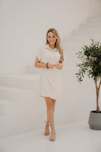 Roxy dress beige - Bij Keesje - Bij Keesje - Jurk
