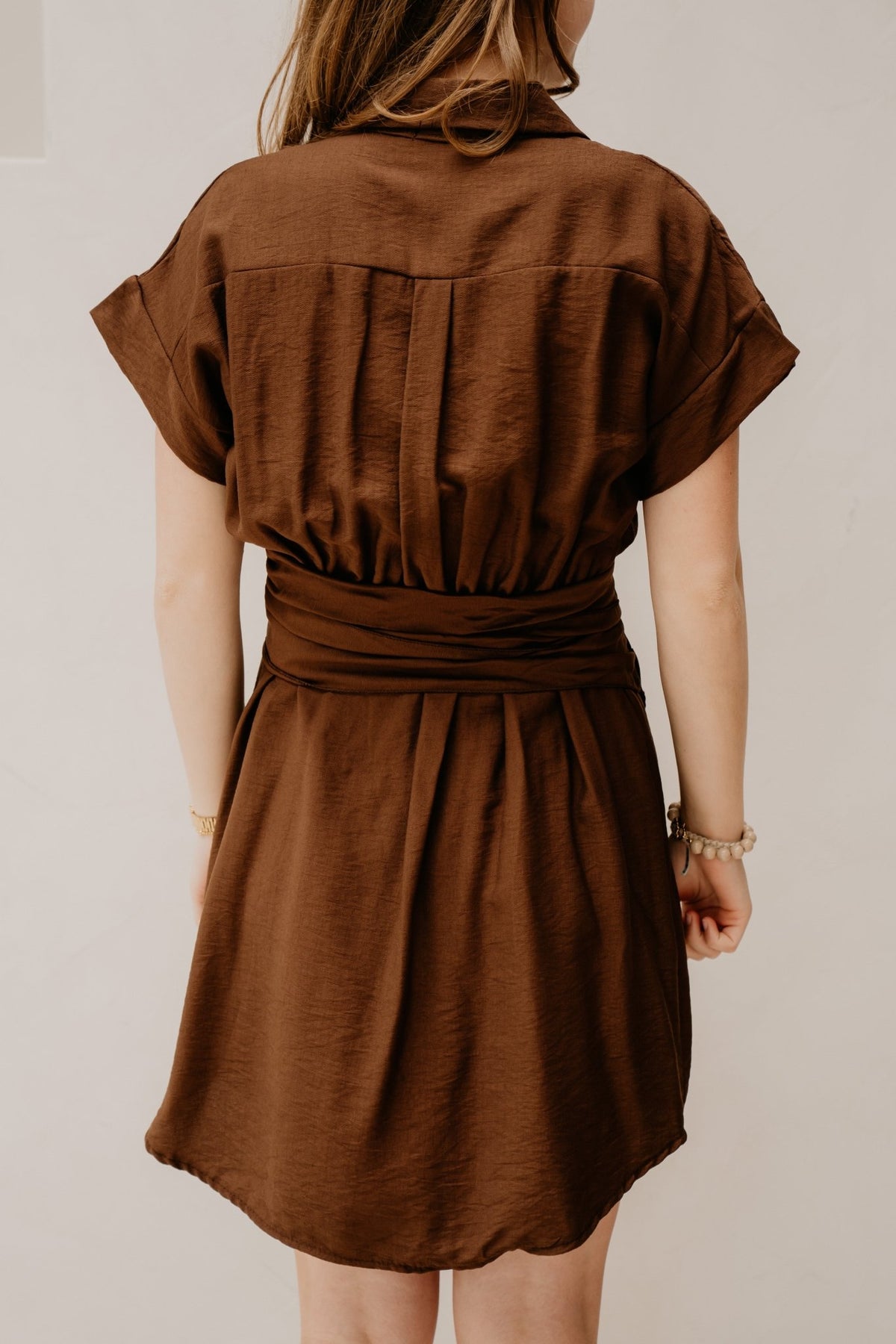 Roxy dress brown - Bij Keesje - Bij Keesje - Jurk