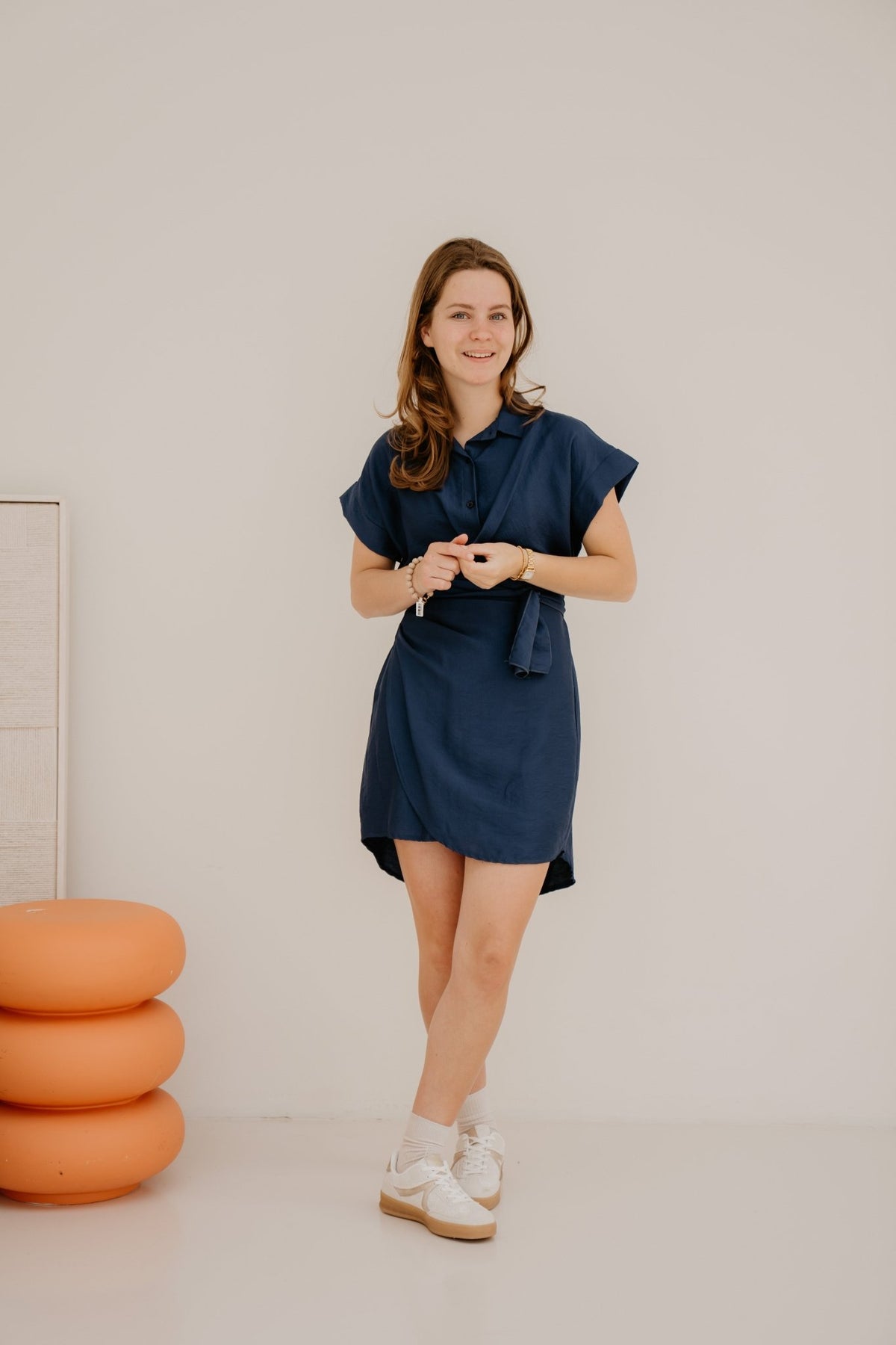 Roxy dress darkblue - Bij Keesje - Bij Keesje - Jurk