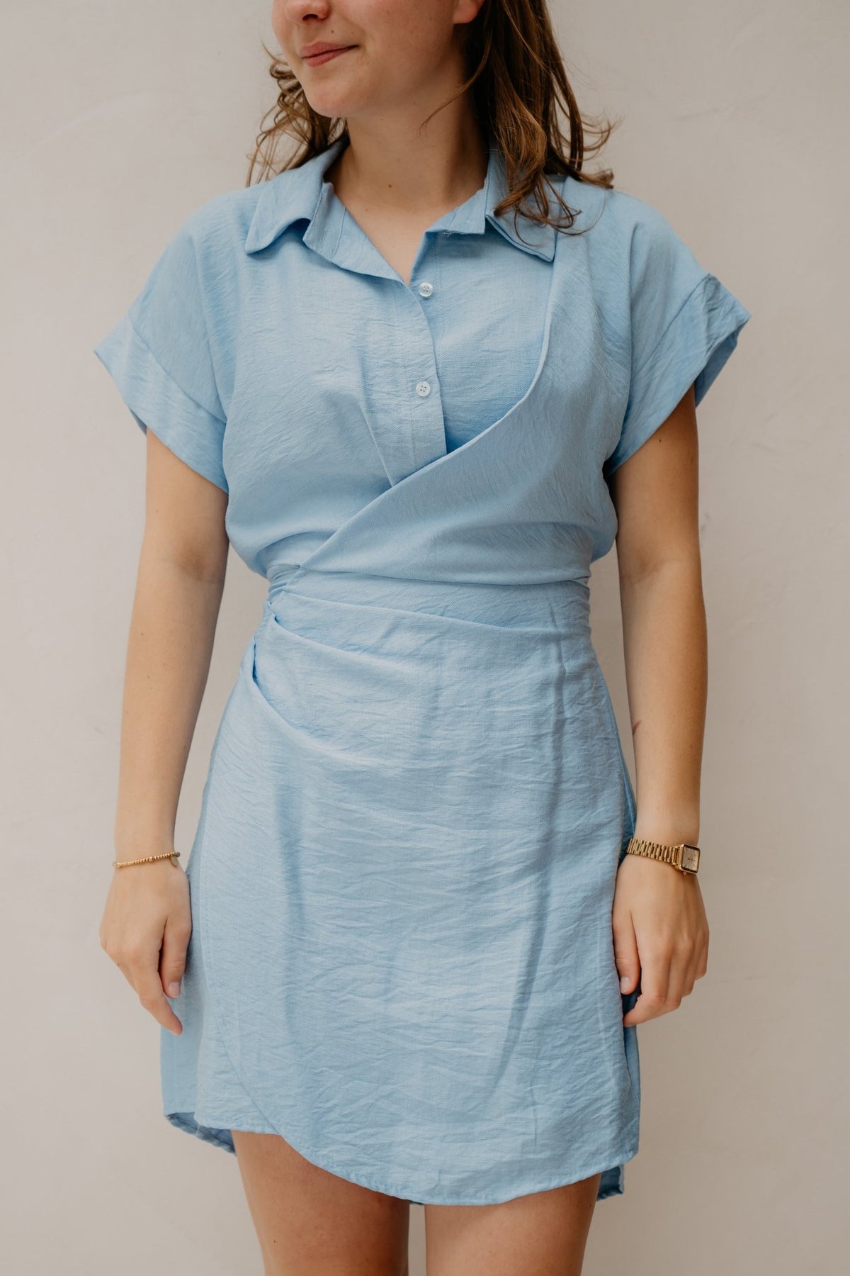 Roxy dress lightblue - Bij Keesje - Bij Keesje - Jurk
